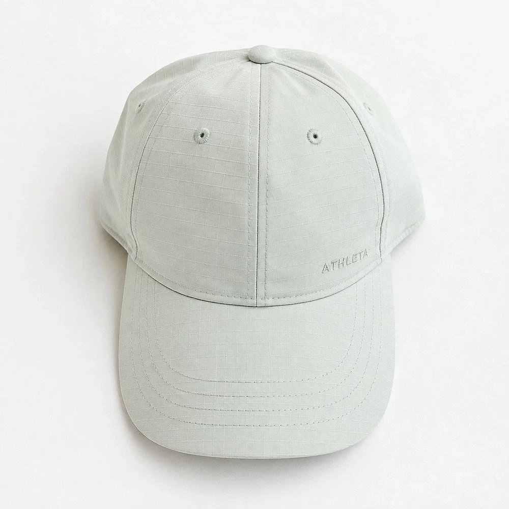 Athleta Swift Cap Ripstop Adjustable Baseball Hat Light Green mint One Size